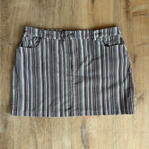 Forever 21 Striped Mini Skirt